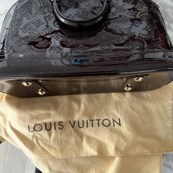 Louis Vuitton Alma Handbag - Monogram Vernis - PM - Purple - Picture 2 of 4